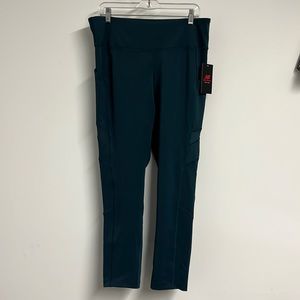 New Balance Leggings with Pockets. New with tags. Dark Teal. Size XL.